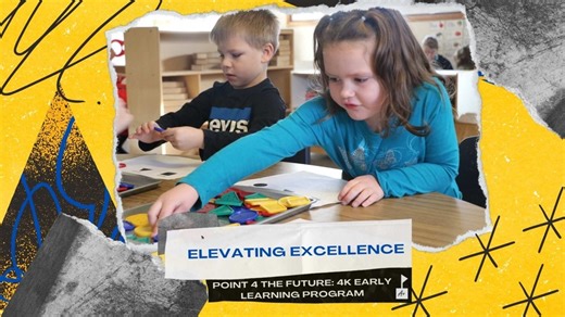 Get your little one started on their academic journey with our Point 4 the Future 4K Program! 📚✨ Discover how your child can benefit from holistic development, experienced educators, small class sizes, and a supportive community. 🎓👫 Enrollment for the 2024-25 school year opens February 19! Secure your child's spot for an amazing learning journey. 🙌 Visit www.PointSchools.net/4K or contact us at 715-345-5466 / info@pointschools.net for more info. 📞 Let's create a bright future together! #Poi