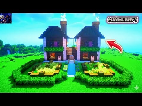 Minecraft Creative Mode: How to Build a Modern Duo House | Easy Step-by-Step Tutorial 🏠✨