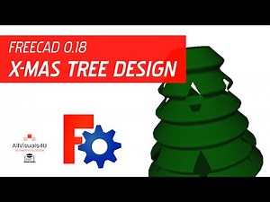 FreeCAD 0.18 | How To Design A Christmas Tree - 3D Printable Christmas Tree - FreeCAD Tutorial