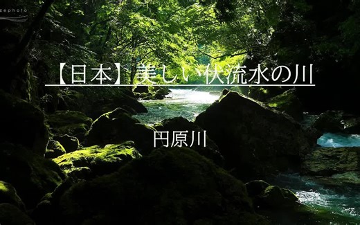 4K 自然環境動画　新緑と清流　伏流水の円原川