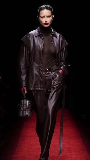 Adriana Lima catwalk for Ferrari 2025 I love this look of her #adrianalima #ferrari #runway
