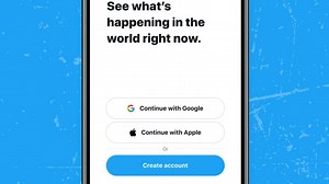 Twitter will now let users sign up with their Apple or Google account