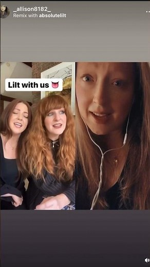 Lilting in Three-Part Harmony 🥰🤓