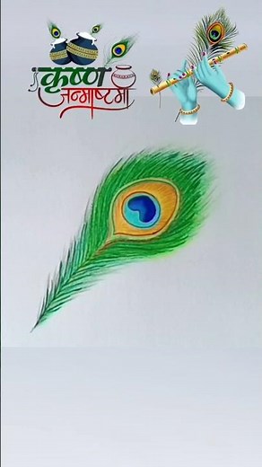 Peacock Feather Drawing Tutorial | Easy & Beautiful Peacock Feather Art @Pulluarts