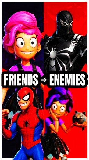 Agent Venom vs Spider-Man & Lily — Best Friends → Enemies! 💀 #minecraft #usa