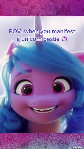 The power of manifestation is magical✨ Who’s your work bestie? #manifestation #besties #mlp #mylittlepony #unicorn #bff #friends