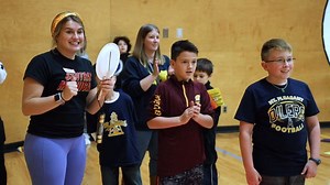 As part of their honors capstone project, four CMU students designed an educational program to help fourth grade students understand the importance of cardiovascular health. | Central Michigan University