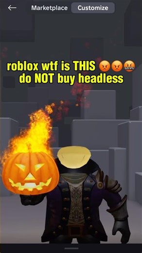 scammed.. #roblox #headless