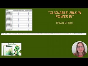 Clickable URLs in Power BI: Navigate to Report Pages with Filters