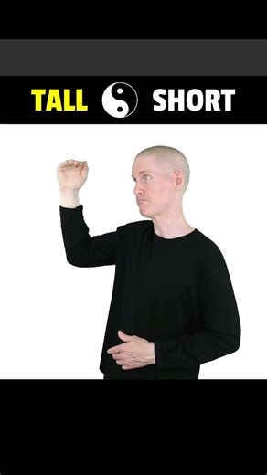 ❤️ How to sign TALL vs SHORT in ASL.
