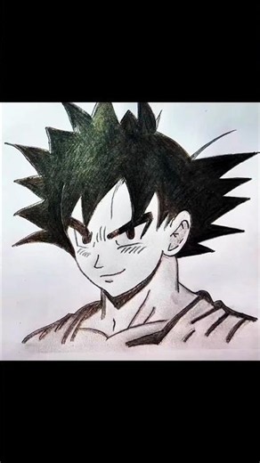 Goku Pencil Drawing ✏️ | Anime Sketch | AR DrawKit