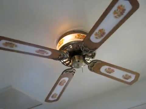 Scotty's Hardware Floral Hugger Ceiling Fan