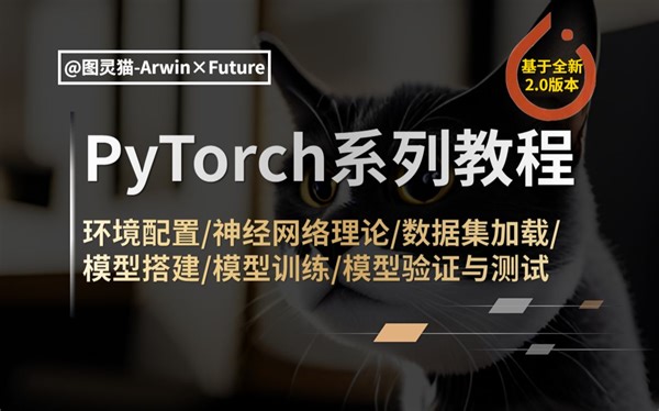 付费级制作！超系统的PyTorch2.0深度学习快速入门教程，理论与实战紧密结合！-机器学习/计算机视觉/神经网络/人工智能