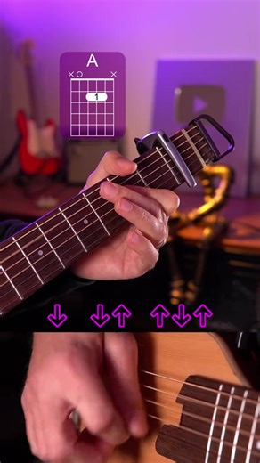 APT guitar strumming tutorial - Bruno Mars Rosé I use a Donner Hush-l pro travel guitar @Donner Music l #guitar #tabs #guitarist #guitartutorial #fypシ #apt #strumming #donnerartist #donnerhushipro #guitartok | Gael.guitar