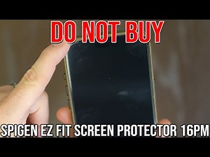 DO NOT BUY Spigen Screen Protector iPhone 16 Pro Max
