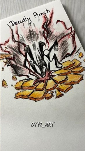 How to draw stickman with powers (lightings, black hole, punch) #drawing #tutorial #stickman #fpy