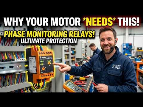 Phase Monitoring Relay Explained | Working, Wiring & Protection (3 Phase Systems)