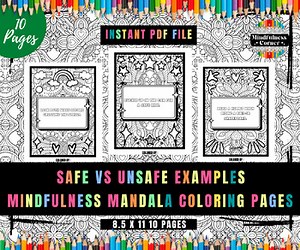 Safe Vs Unsafe Example Sayings, Decorations Saying, Word Wall, No Prep