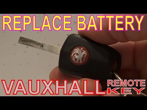 How To Replace A Battery In A Vauxhall Key Fob