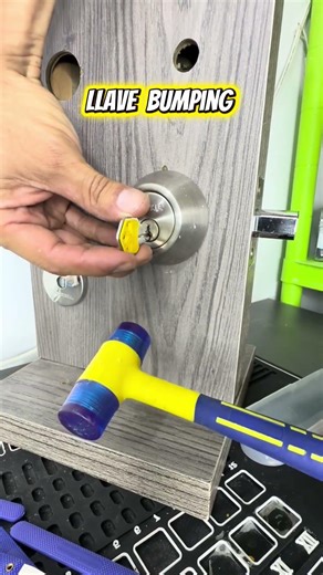 This is how the bump lock key works 💥 Educational topic for certified locksmiths