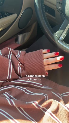 Stylish Mock Neck Pullovers for Valentine’s Day