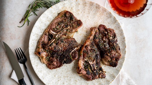 Pan-Seared Rosemary Lamb Shoulder Chop Recipe - Daily Meal