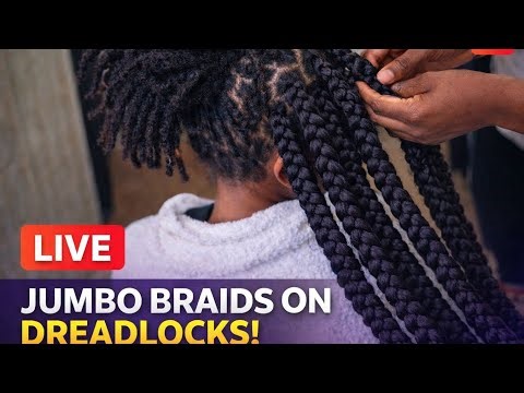 HOW TO: Black Braids on Dreadlocks 🔥| *beginner friendly *