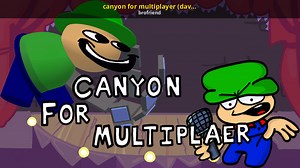 canyon for multiplayer (dave and bambi) Mod for Friday Night Funkin' | FNF Mods