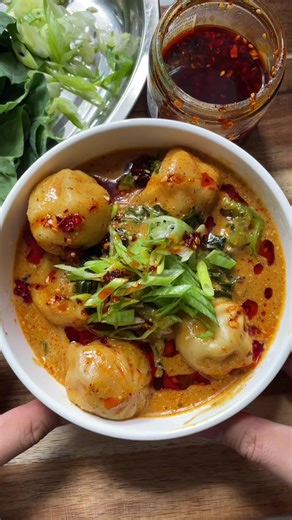 Full recipe: https://tasty.co/recipe/massaman-curry-soup-dumplings Massaman curry meets soup dumplings ~ rich, spicy, and bursting with flavor in every bite! GroovyFoodiess Full recipe above! | Tasty