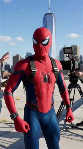 Spider-Man backstage