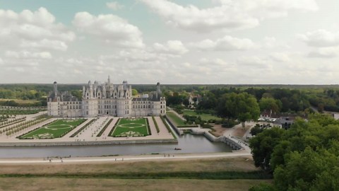Château de Chambord, France: Drone views of Renaissance jewel