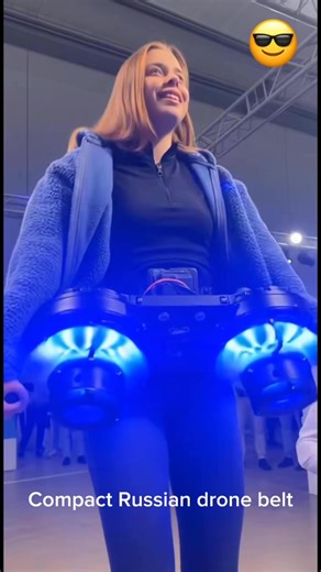Kayala Domes on Instagram: "Compact Russian drone belt with six mini turbines lifts user using remote-controlled thrust for flight. #DroneBelt #Jetpack #AviationTech #FuturisticGear #Innovation #PersonalFlight #RussianEngineering"