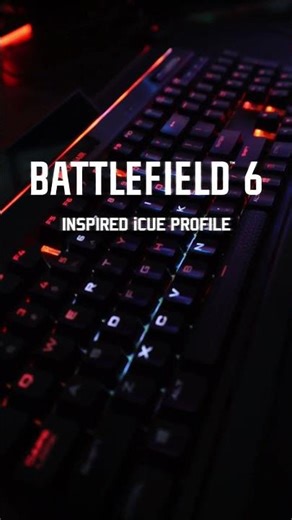 BATTLEFIELD 6 | CORSAIR iCUE RGB Profile Preview #battlefield6 #icue #battlefield