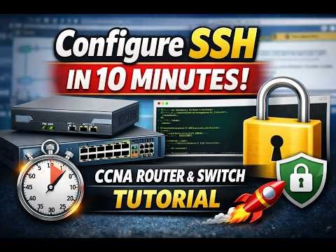 Configure SSH in 10 Minutes! | CCNA Packet Tracer Switch SSH Configuration #2026 2026