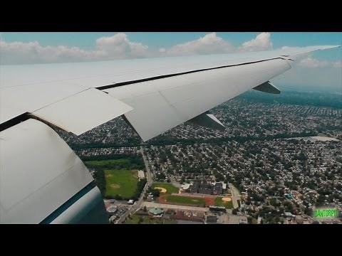 American 777-300ER Breathtaking Windy Landing at New York JFK!