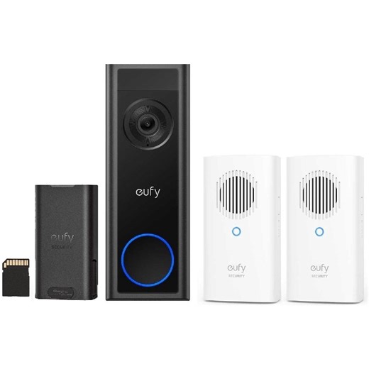 eufy Video Doorbell C31 + 2*Chime - Voordeelbundel (Wi-Fi, Wireless)