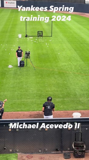 NYY spring training 2024. The catcher we’re doing some work, trying to get the ball out quick reminder baseball ⚾️ NYY spring #training #pitchers #catchers #michaelacevedoII #goYankees New York Yankees Tampa Tarpons Scranton/Wilkes-Barre RailRiders | Michael Acevedo II