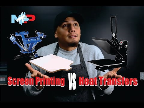 Screen Printing vs Heat Press Transfers