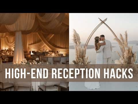 Wedding Reception Decor Ideas That Look HIGH-END Without More Flowers ✨