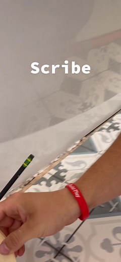 DIY Tile Scribe Tool for Bathroom Renovation