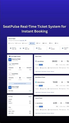 SeatPulse Real-Time Ticket System for Instant Booking