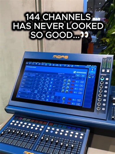 Spotted at ISE 👀 The HD96-AIR in its natural habitat. 144 channels. 96kHz engine. But somehow still ridiculously clean and compact. Engineers… would you run FOH on this? 🎚️ #LiveSound #FrontOfHouse #AudioEngineer #ProAudio #MixEngineer #ConsoleLife #ProAudio #TechTok #AudioTok #SoundTech