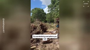 Heartbreaking Footage Shows Aid Battling Texas Flood Aftermath