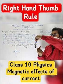 How to find direction of magnetic field lines #class10physics