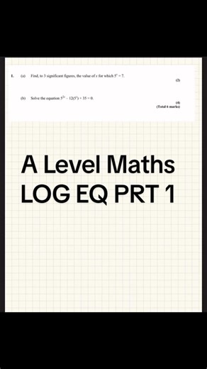 Logarithms in A Level Maths: Solving Equations
