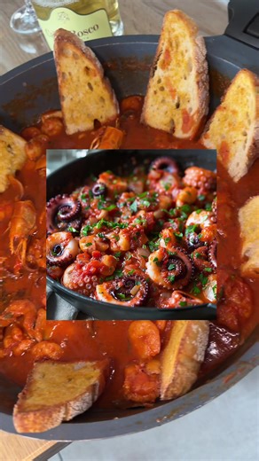 Leckeres Meeresfrüchte-Rezept für 2-3 Personen