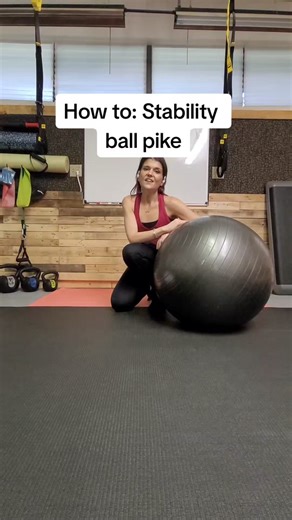 in this demonstration I show you how to do a stability ball pike. This is especially great for tge core but like a plank it uses most of your body. #ballpike #stabilityball #stabilitytraining #stabilityballworkouts #exercises #exerciseathome #fitness #fitnessinstructor #homeworkoutideas #exercisetips #exercisedemonstration #exercisedemo