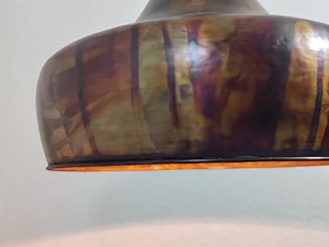 Handcrafted Copper Dome Pendant Light: Green Patina Kitchen Island Lamp - Etsy