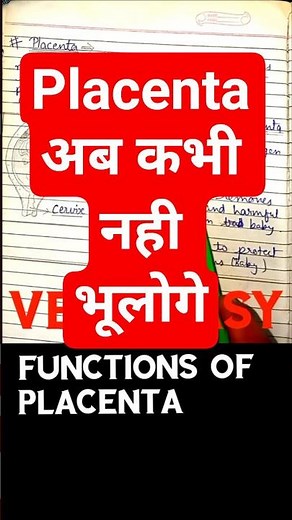 Functions of placenta | Ncert | Biology | Class 10 -12 th | Science | Kp sir | Class of Science