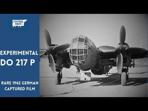 Luftwaffe High-Altitude Bomber: Experimental Dornier Do 217 P (Original German Audio & English Subs)